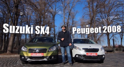 Сравнительный тест-драйв Suzuki SX4 и Peugeot 2008
